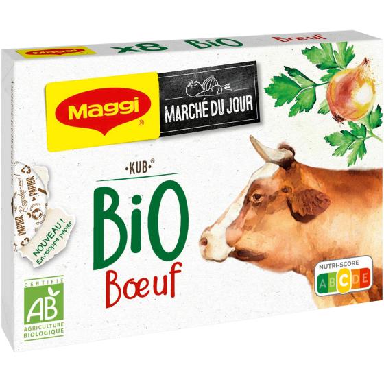 BOUILLON MAGGI KUB BIO BOEUF 80G