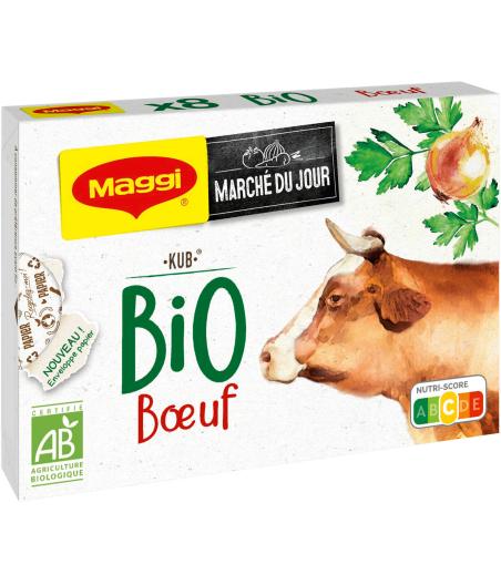 BOUILLON MAGGI KUB BIO BOEUF 80G