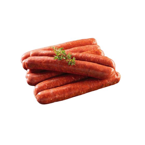 MERGUEZ DE BUF/MOUTON HALAL POCHE SOUS VIDE ELABORE EN FRANCE