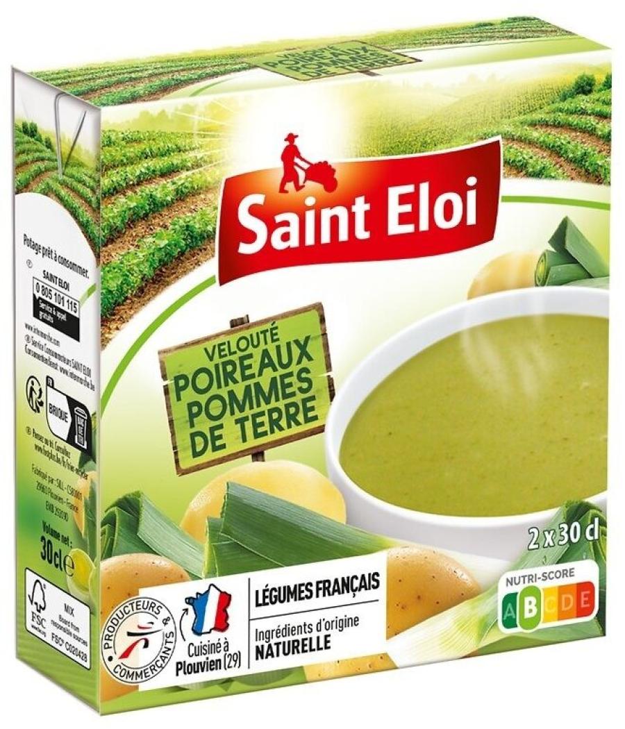 VELOUTE POIREAUX POMME DE TERRE SAINT ELOI 2X30CL