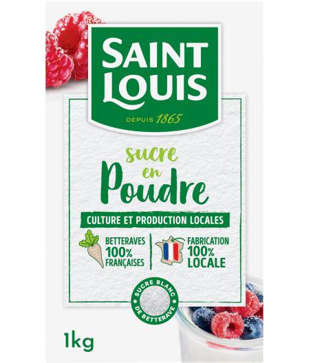 SUCRE EN POUDRE SAINT LOUIS 1KG