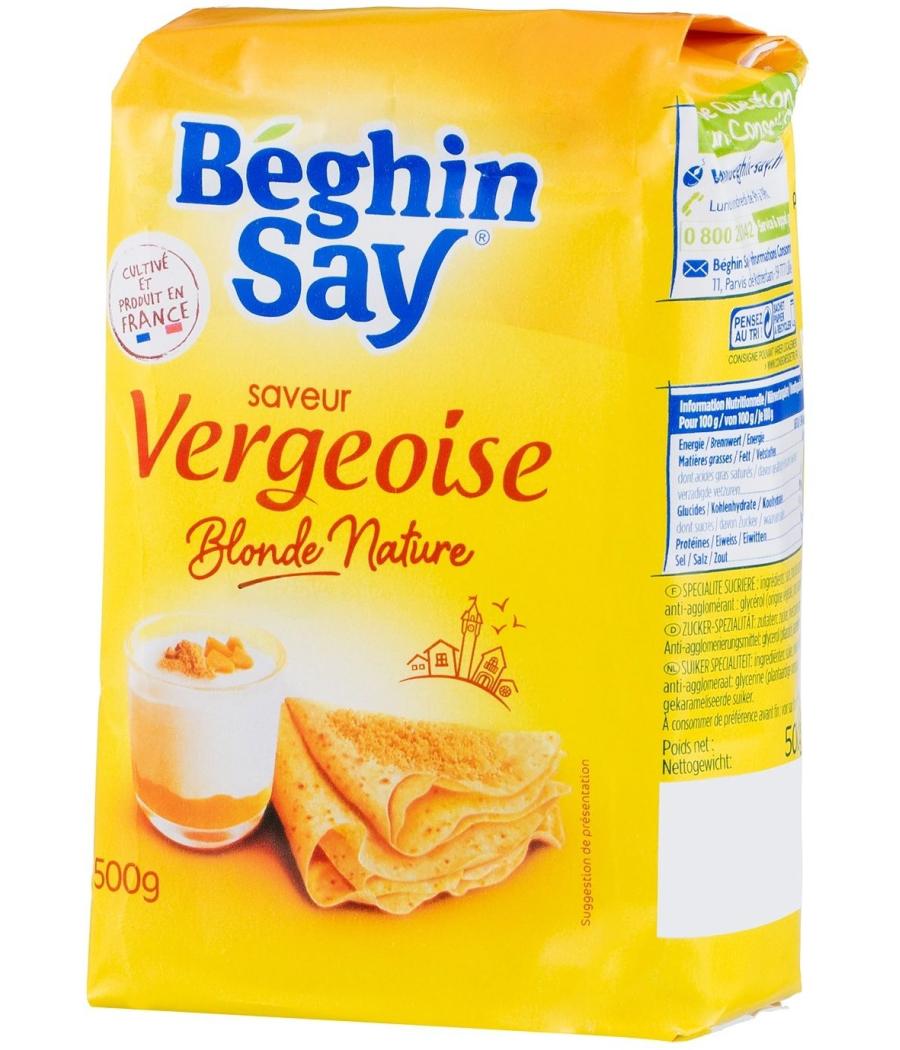 SUCRE BLONDE NATURE BEGHIN SAY 500G