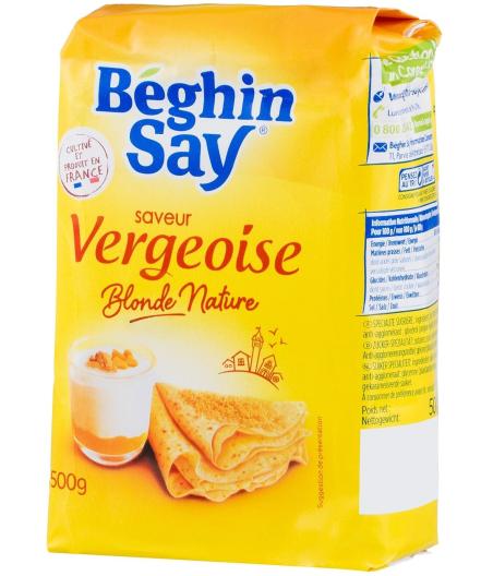 SUCRE BLONDE NATURE BEGHIN SAY 500G