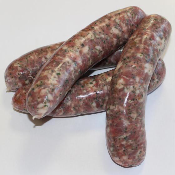 SAUCISSE DE PORC MAISON BEUCHER A LA CHATAIGNE BARQUETTE S.ATMOSPHERE DE 16X130G ELABOREE EN FR...