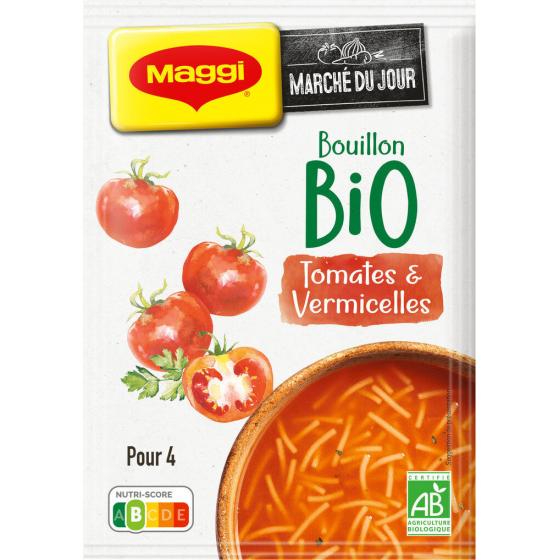 SOUPE DESHYDRATE TOMATE VERMICELLES BIO MAGGI  70G