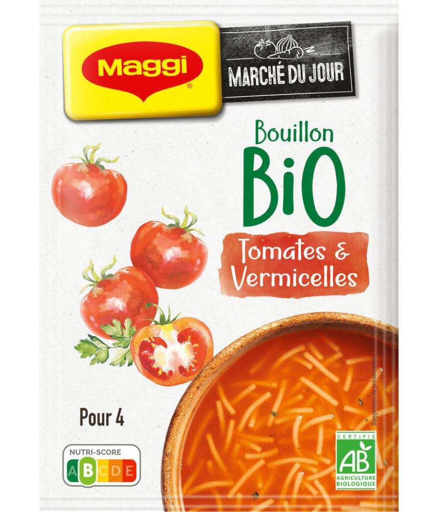SOUPE DESHYDRATE TOMATE VERMICELLES BIO MAGGI  70G