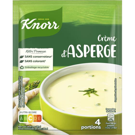 SOUPE DESHYDRATEE A LA CREME D'ASPERGE KNORR 70G