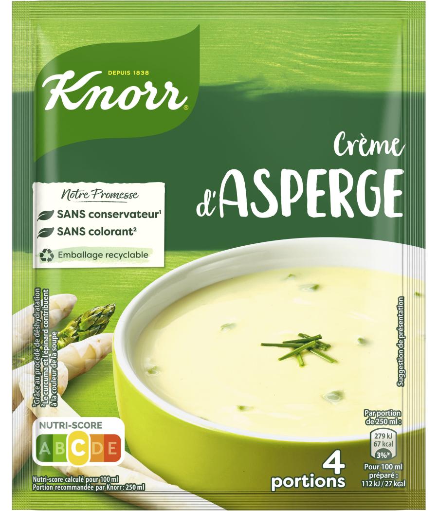 SOUPE DESHYDRATEE A LA CREME D'ASPERGE KNORR 70G