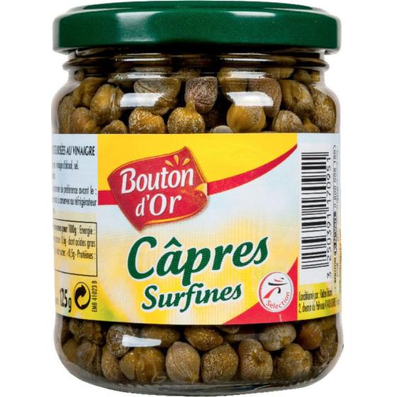 CAPRES SURFINES BOUTON D'OR 125G