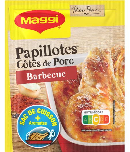 PAPILLOTES COTES DE PORC BARBECUE MAGGI 28G