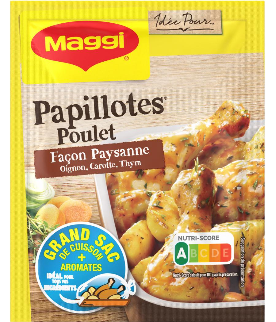 PAPILLOTES POULET FACON PAYSANNE MAGGI 32G