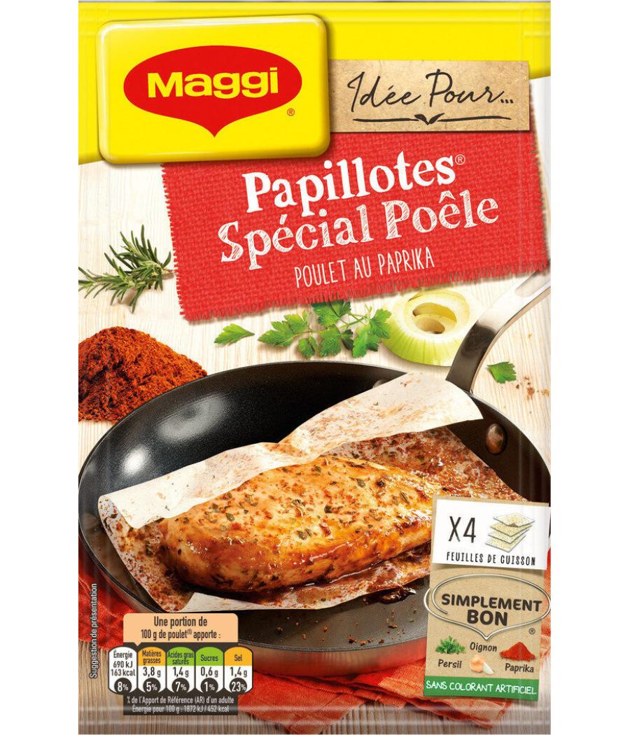 PAPILLOTE SPECIAL POELE PAPRIKA MAGGI 23.2G