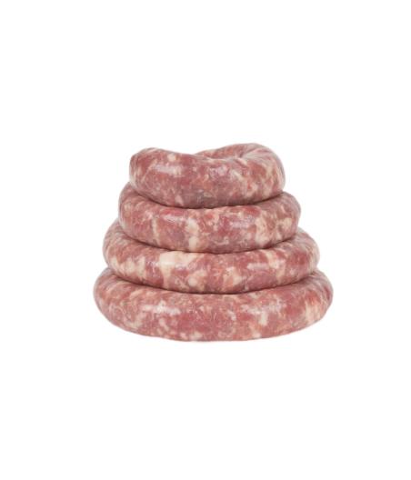 SAUCISSE BRASSE COUTEAU DE PORC MAISON BEUCHER SOUS ATMOSPHERE ELABORE EN FRANCE