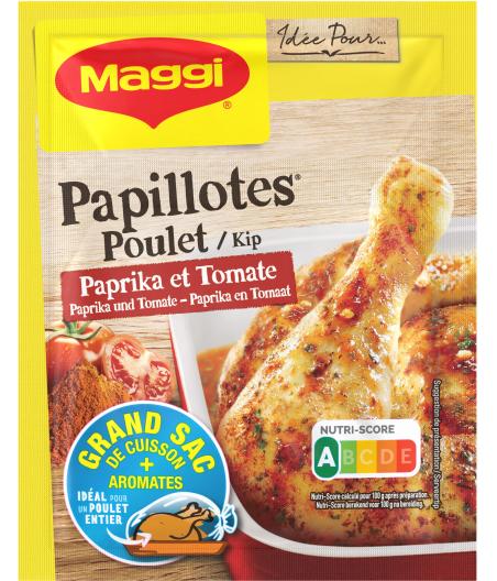 PAPILLOTES POULET PAPRIKA ET TOMATE MAGGI 28G