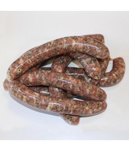 CHIPOLATAS DE PORC VPF AUX HERBES BARQUETTE S.ATMOSPHERE 25X65G ELAB. FRANCE