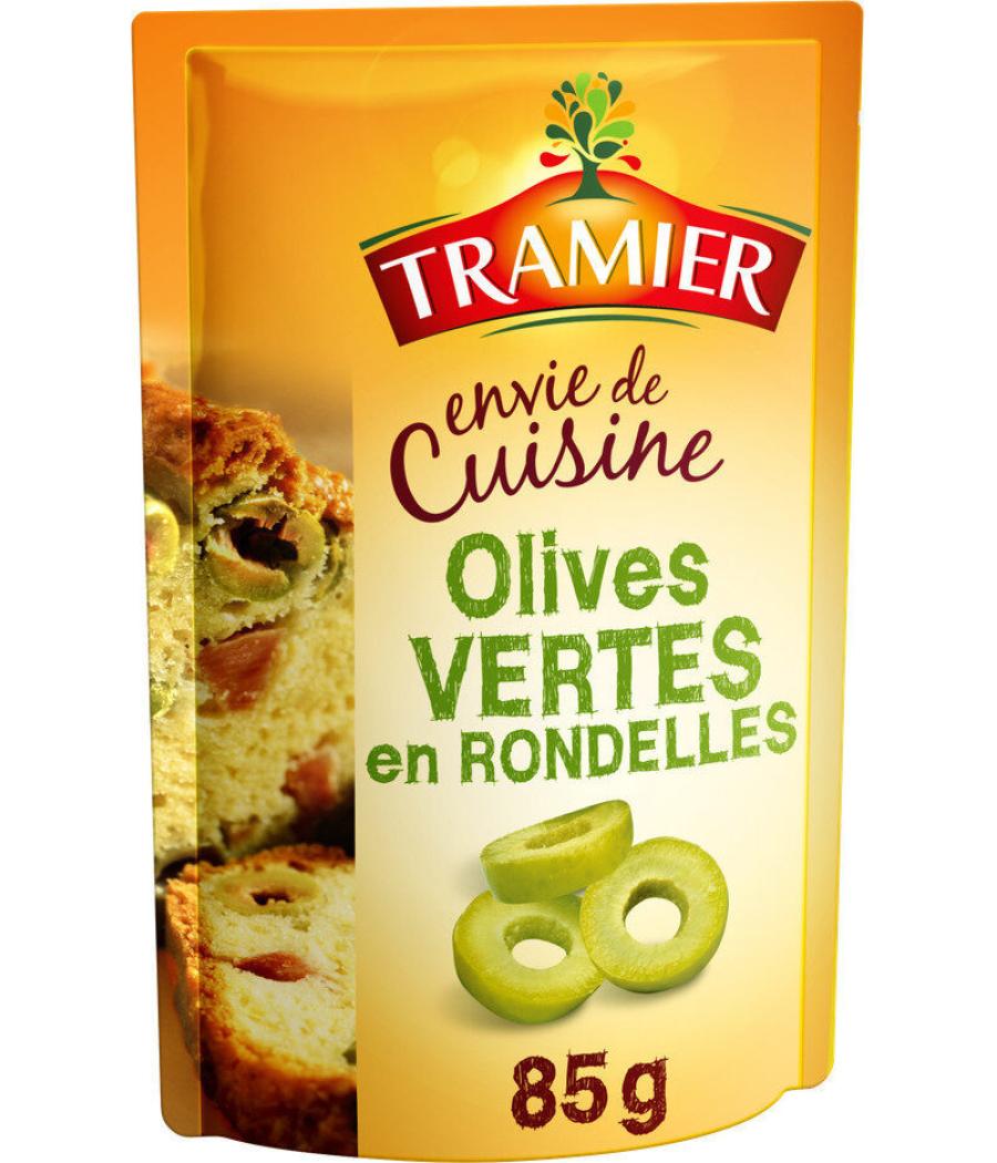 OLIVES VERTES EN RONDELLES TRAMIER 85G