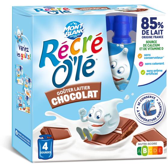 RECRE O'LE GOUTER LAITIER GOURDES CHOCOLAT 340G