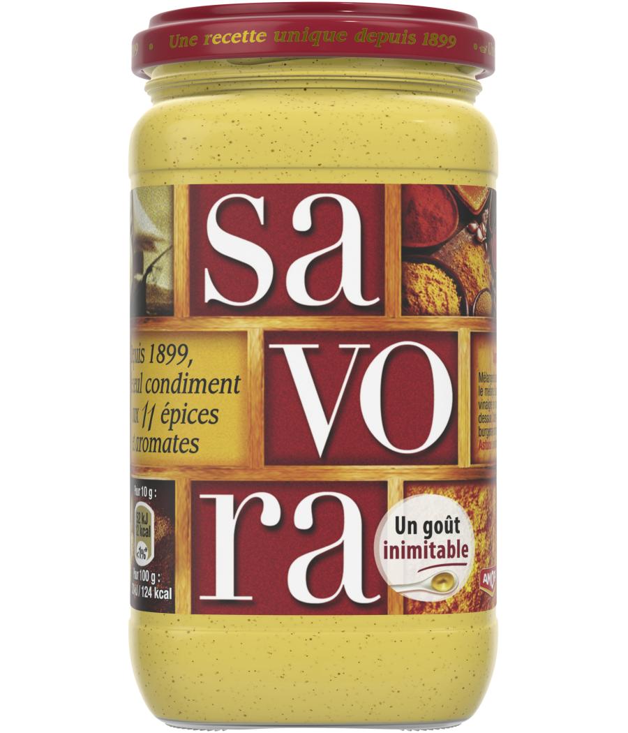 MOUTARDE EPICES ET AROMATES SAVORA AMORA 385G