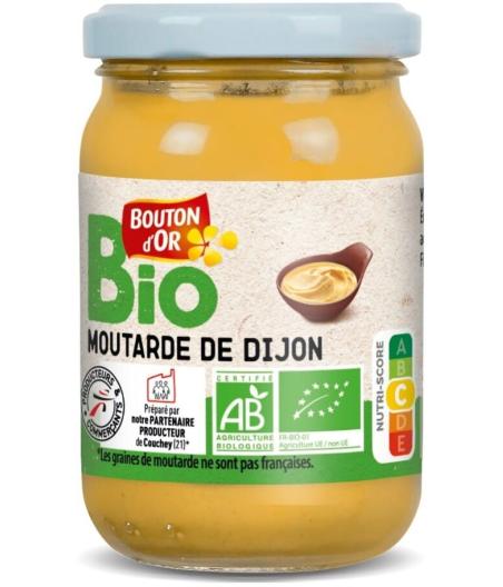 MOUTARDE DE DIJON BIO BOUTON D'OR 200G