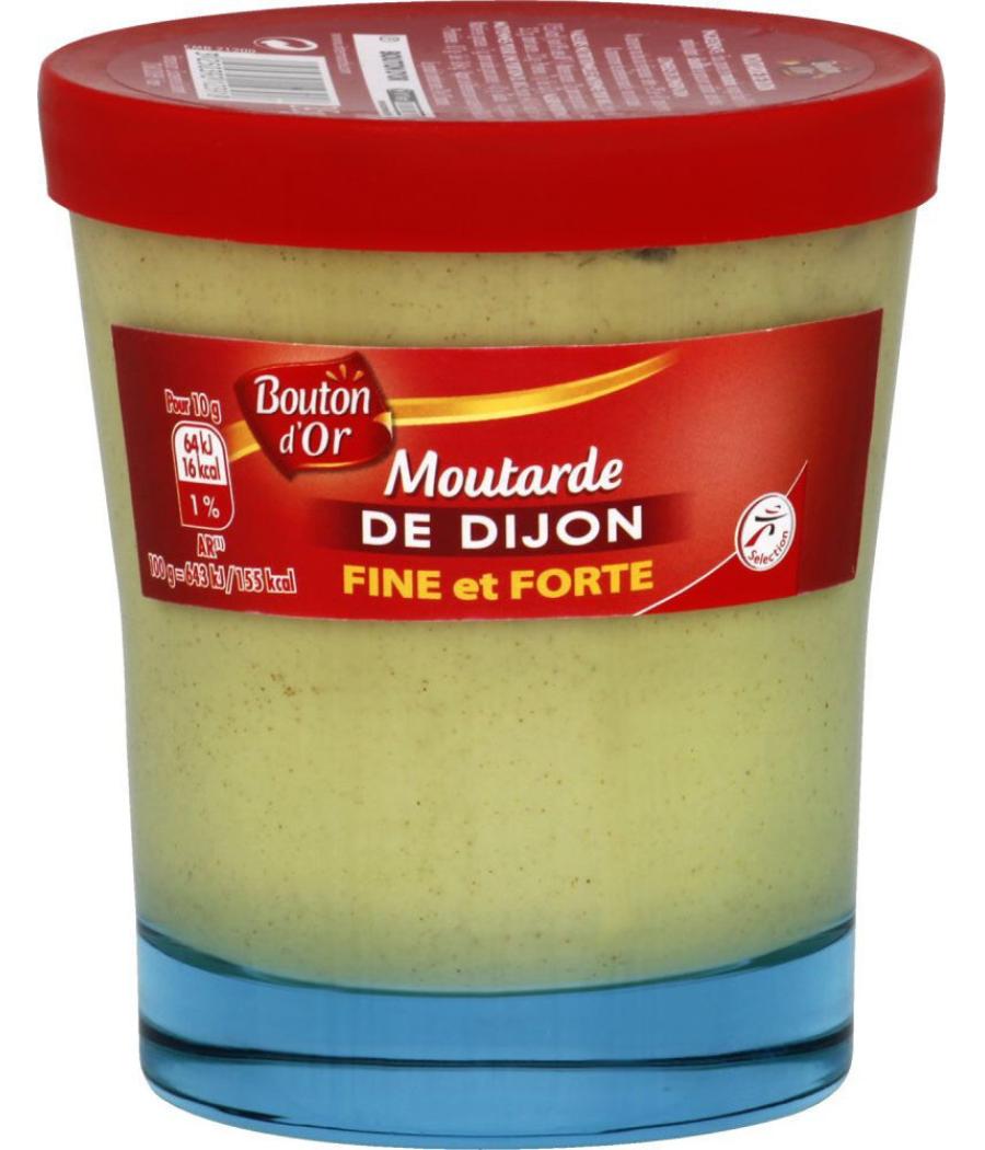 MOUTARDE DE DIJON FINE ET FORTE BOUTON D'OR 245G