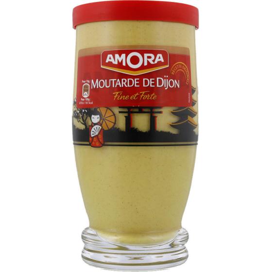 MOUTARDE DE DIJON FINE ET FORTE AMORA 300G