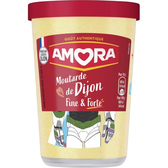 MOUTARDE DE DIJON FINE ET FORTE AMORA 185G
