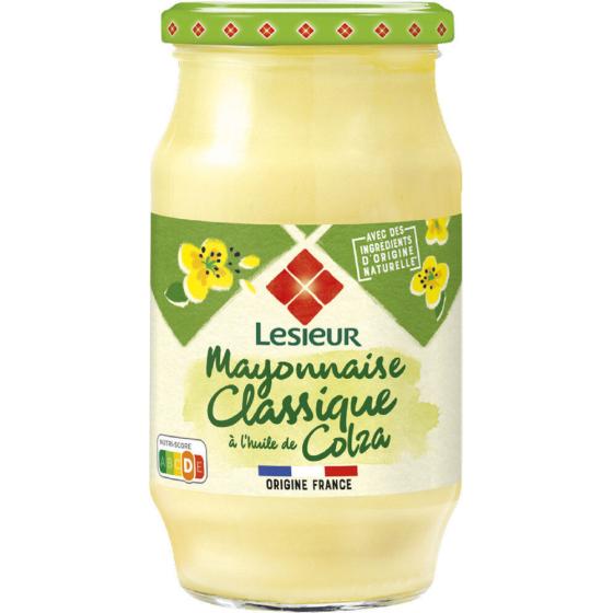MAYONNAISE CLASSIQUE A L'HUILE DE COLZA LESIEUR 475G