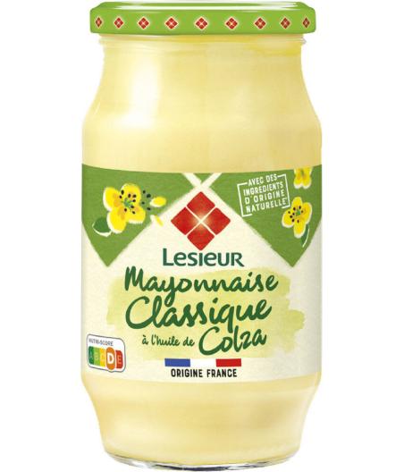 MAYONNAISE CLASSIQUE A L'HUILE DE COLZA LESIEUR 475G