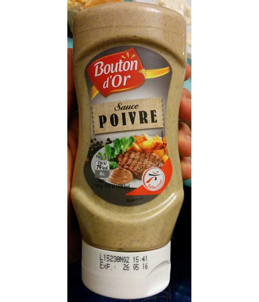 SAUCE POIVRE BOUTON D'OR  350G
