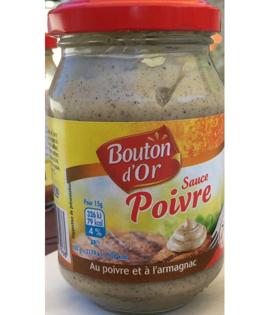 SAUCE POIVRE ET A L'ARMAGNAC  BOUTON D'OR 235G