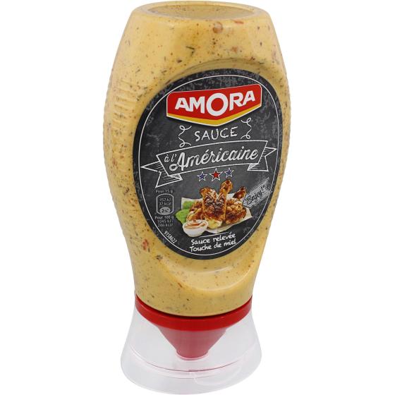 SAUCE D'ACCOMPAGNEMENT EPICEE A L'AMERICAINE AMORA 250 G