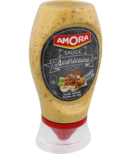 SAUCE D'ACCOMPAGNEMENT EPICEE A L'AMERICAINE AMORA 250 G