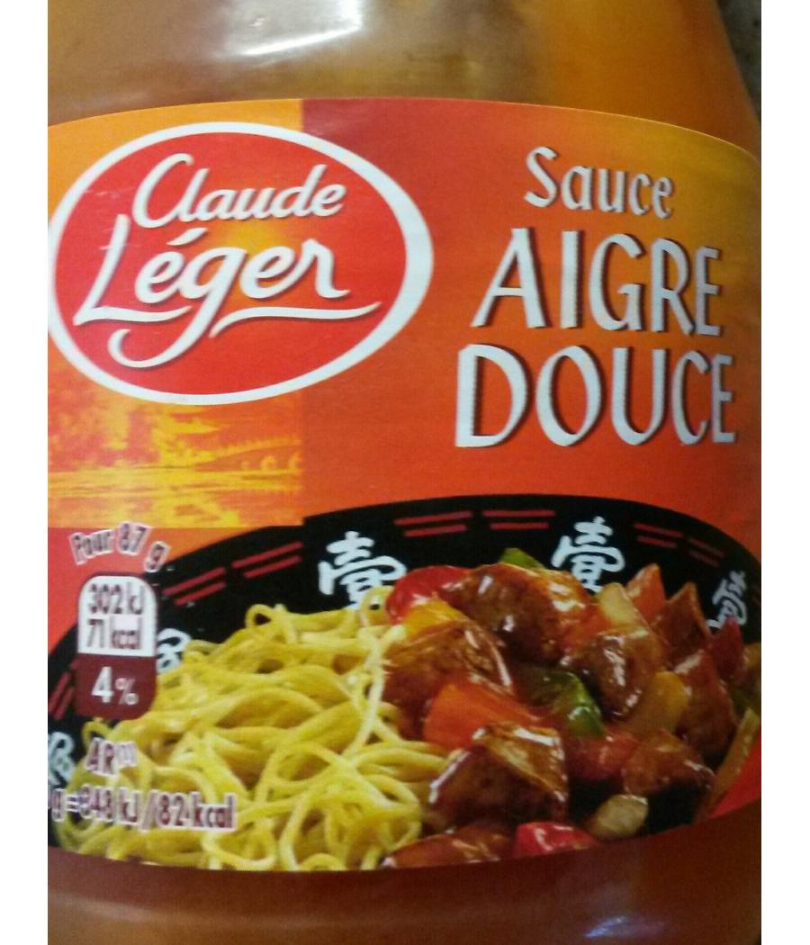 SAUCE AIGRE DOUCE, LE BOCAL CLAUDE LEGER