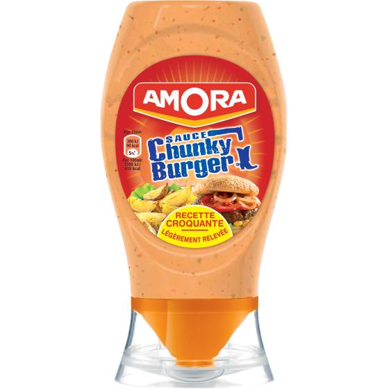 SAUCE CHUNKY BURGER AMORA 258G
