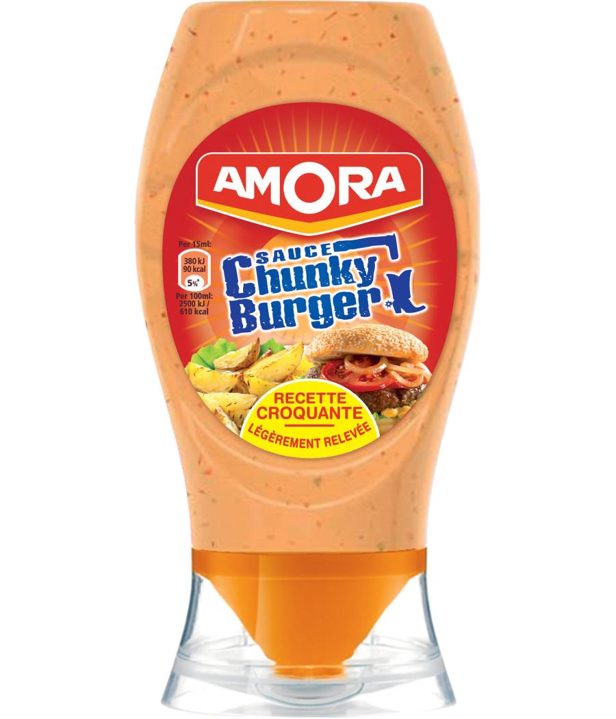 SAUCE CHUNKY BURGER AMORA 258G