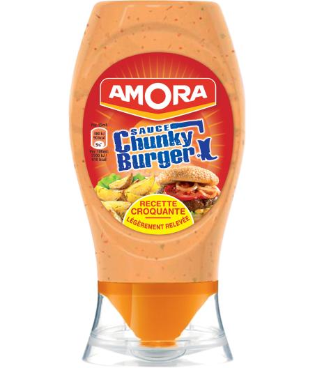 SAUCE CHUNKY BURGER AMORA 258G 250ML