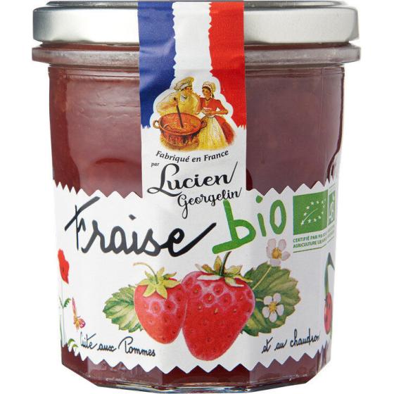CONFITURE DE FRAISE BIO LUCIEN GEORGELIN 320G