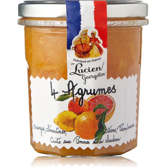 CONFITURE AUX 4 AGRUMES LUCIEN GEORGELIN 320G