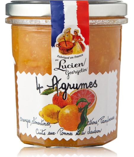 CONFITURE AUX 4 AGRUMES LUCIEN GEORGELIN 320G