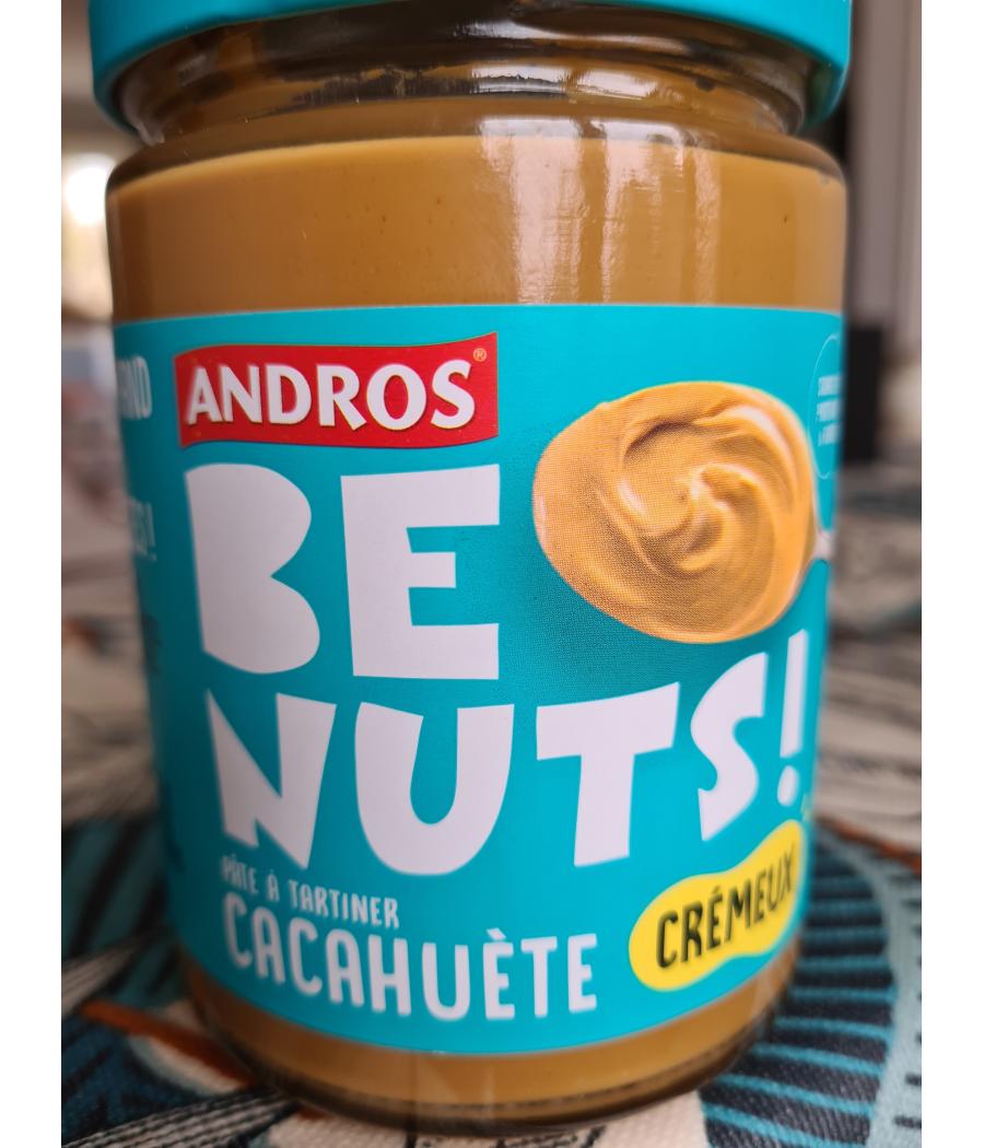 PATE A TARTINER CACAHUETE CREMEUX BE NUTS ANDROS 325G