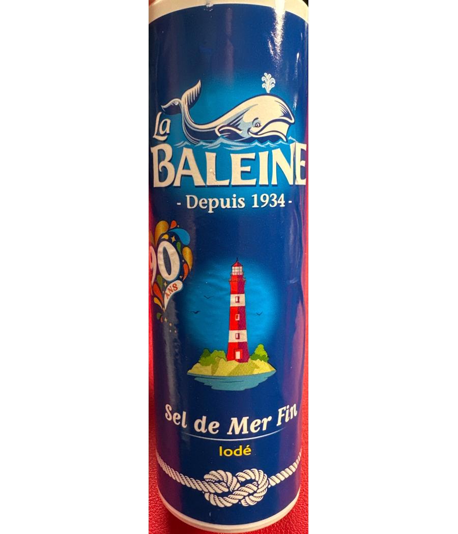 SEL MOULU IODE LA BALEINE 250G