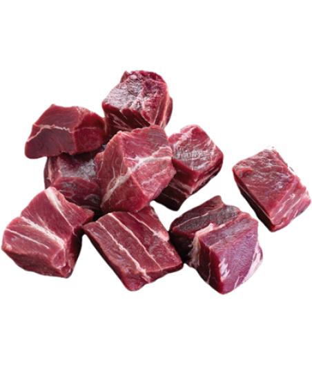 VIANDE A  BOURGUIGNON BOEUF EN CUBE HALAL UE