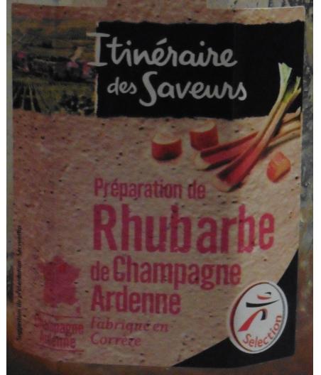 PREPARATION DE RHUBARBE DE CHAMPAGNE ARDENNE 315 G