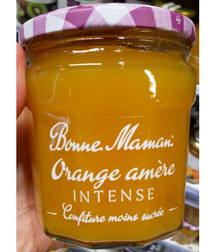 ORANGE AMERE, INTENSE - CONFITURE MOINS SUCREE 335G