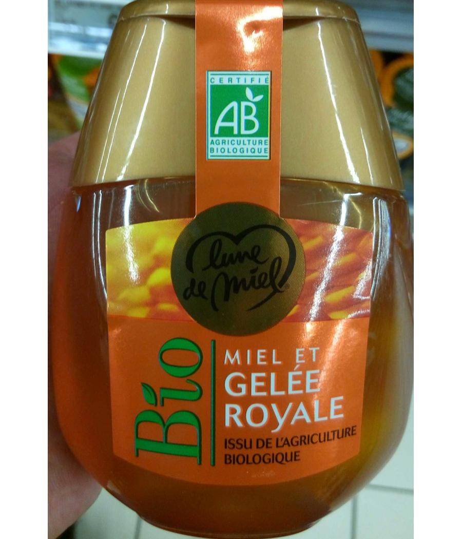 MIEL ET GELEE ROYALE BIO LUNE DE MIEL 250G