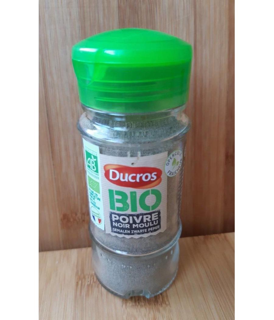 POIVRE NOIR MOULU BIO DUCROS 43G