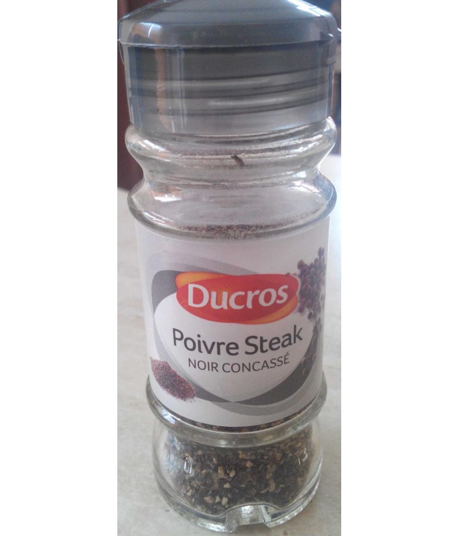 POIVRE STEAK NOIR CONCASSE DUCROS 38G