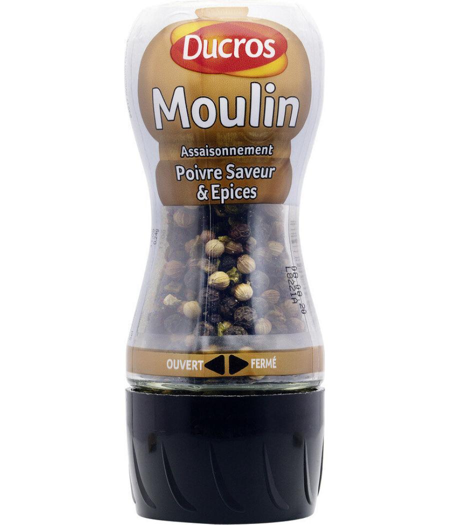 MOULIN DUCROS ASSAISONNEMENT POIVRE SAVEUR ET EPICES 30 G