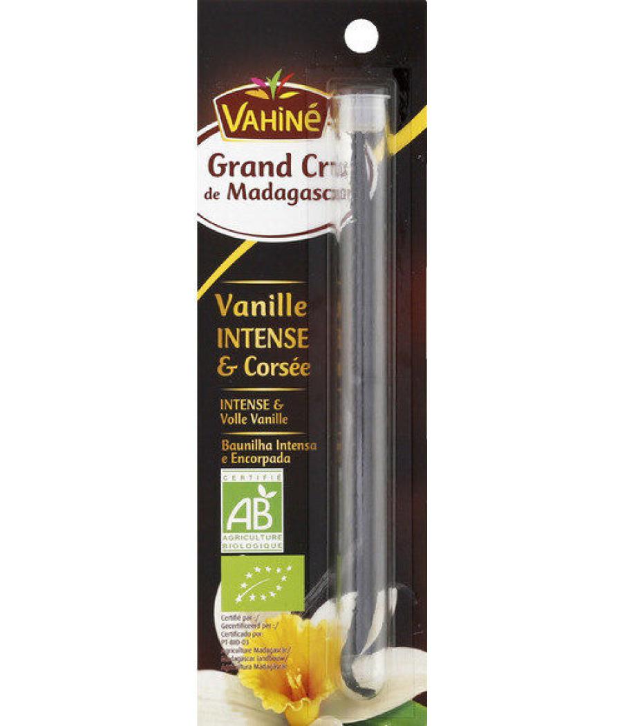 GOUSSE DE VANILLE VAHINE INTENSE, ORIGINE INDONESIE, CERTIFIE AB 1 GOUSSE