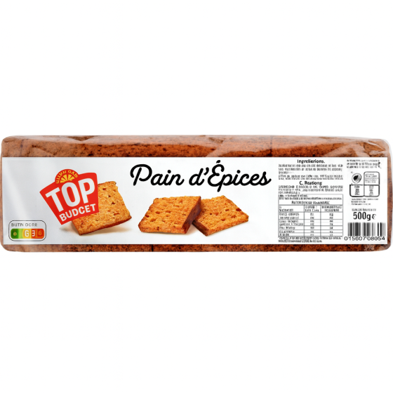 PAIN D'EPICES TOP BUDGET 500G